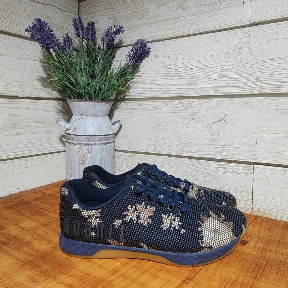 **SOLD** NOBULL Navy Floral Trainers Women's 8